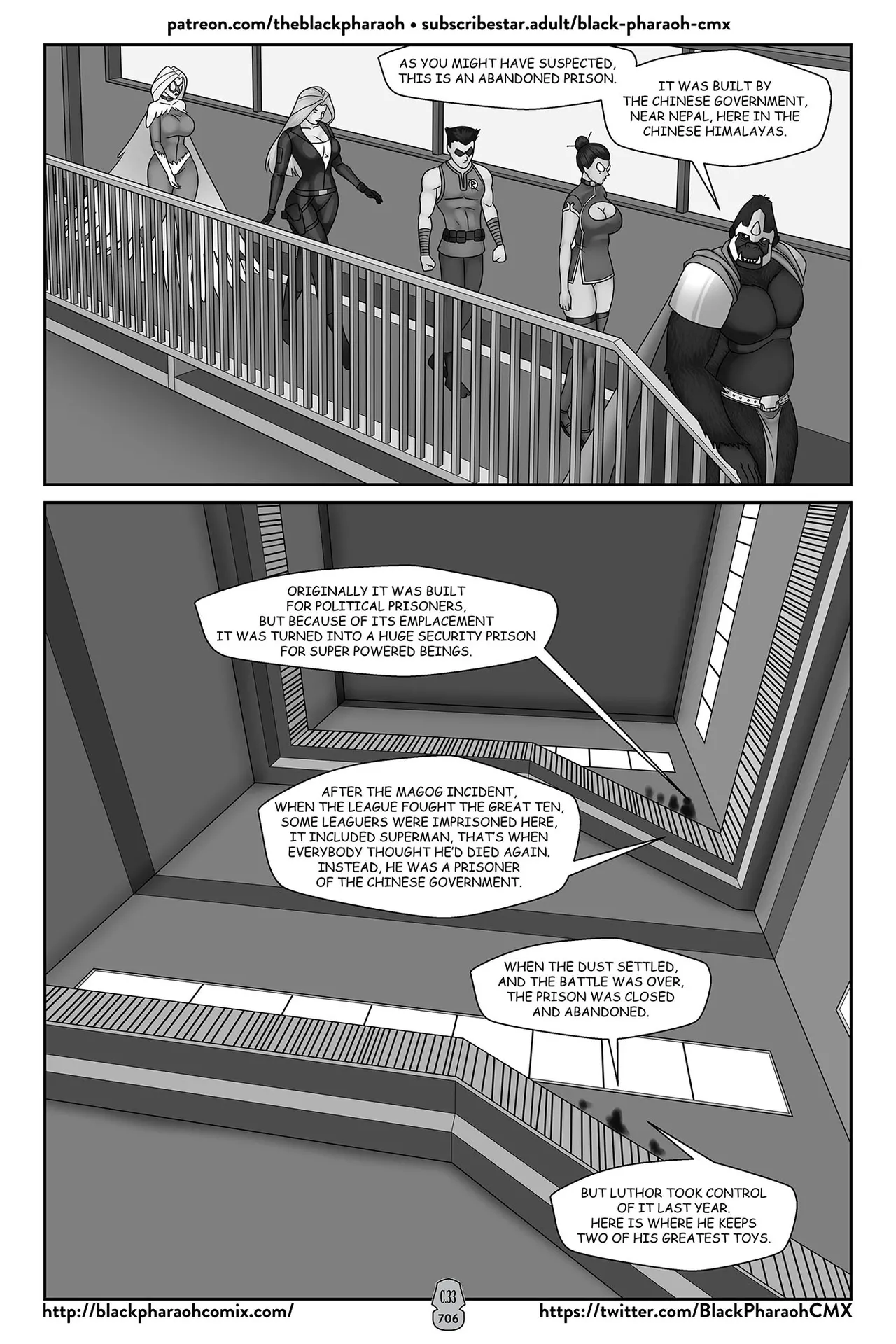 “[Black Pharaoh] JL Forsaken Souls (Ongoing)” Chapter 702, page 1