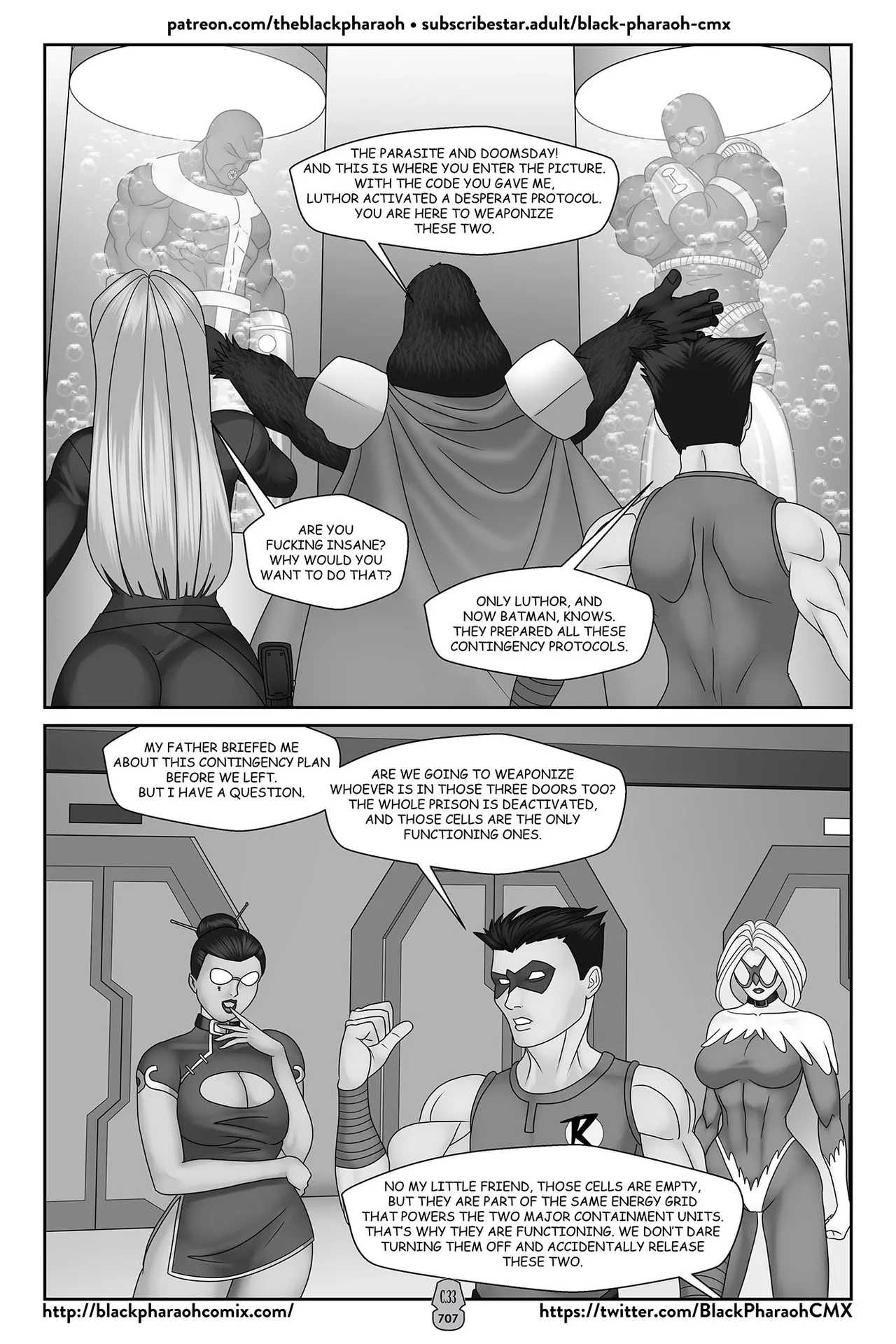 “[Black Pharaoh] JL Forsaken Souls (Ongoing)” Chapter 703, page 1