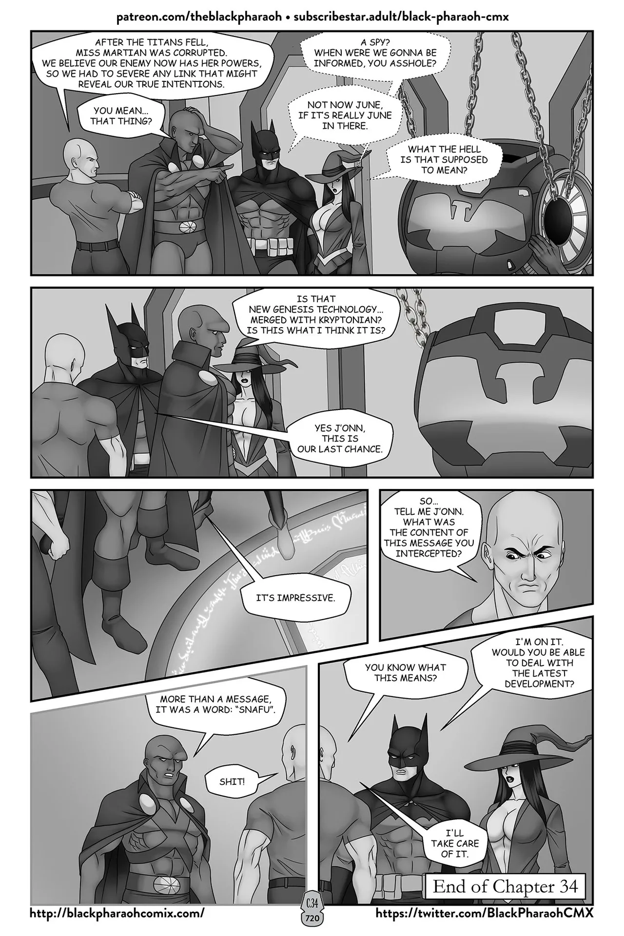 “[Black Pharaoh] JL Forsaken Souls (Ongoing)” Chapter 715, page 1