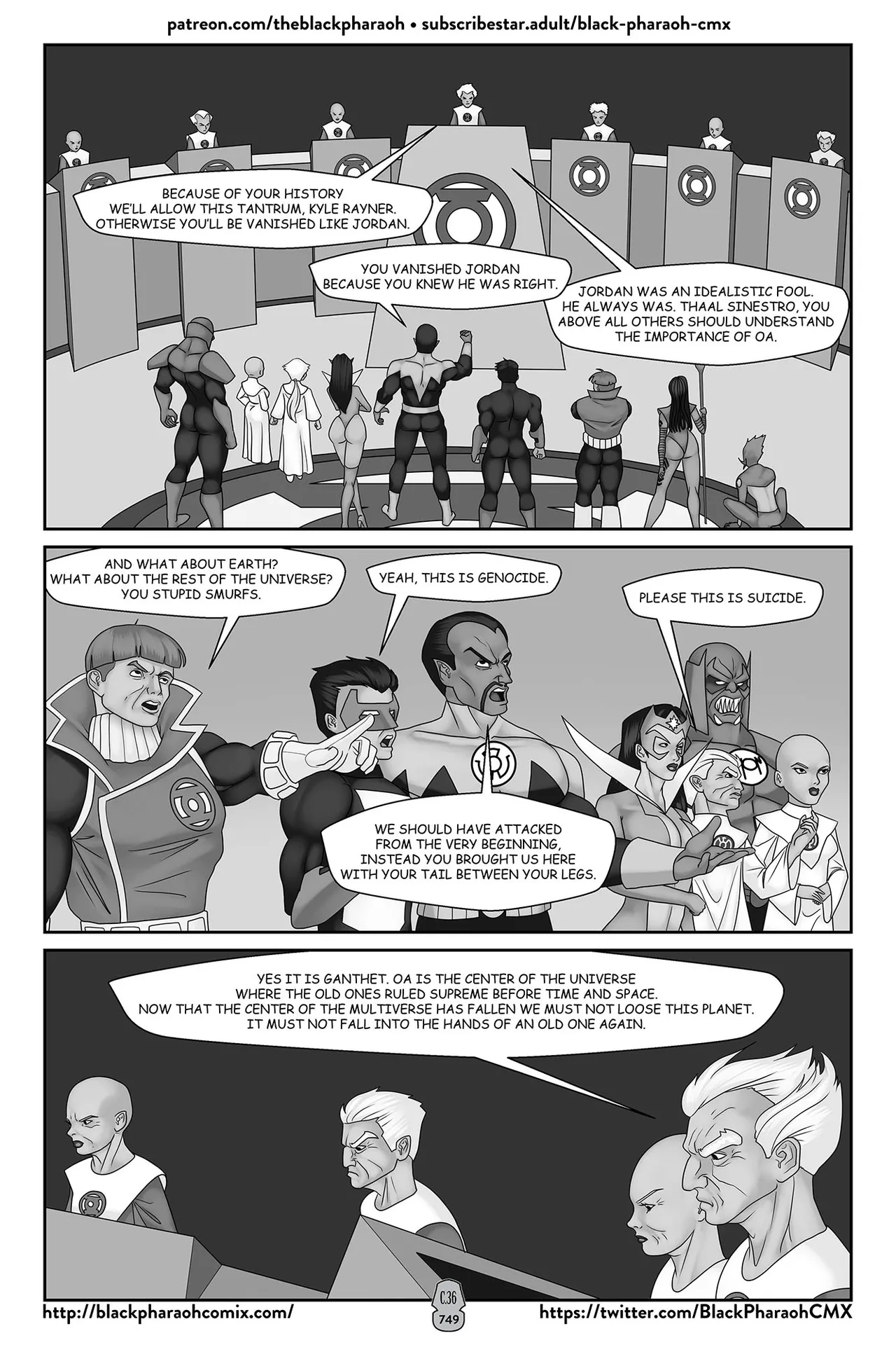 “[Black Pharaoh] JL Forsaken Souls (Ongoing)” Chapter 744, page 1