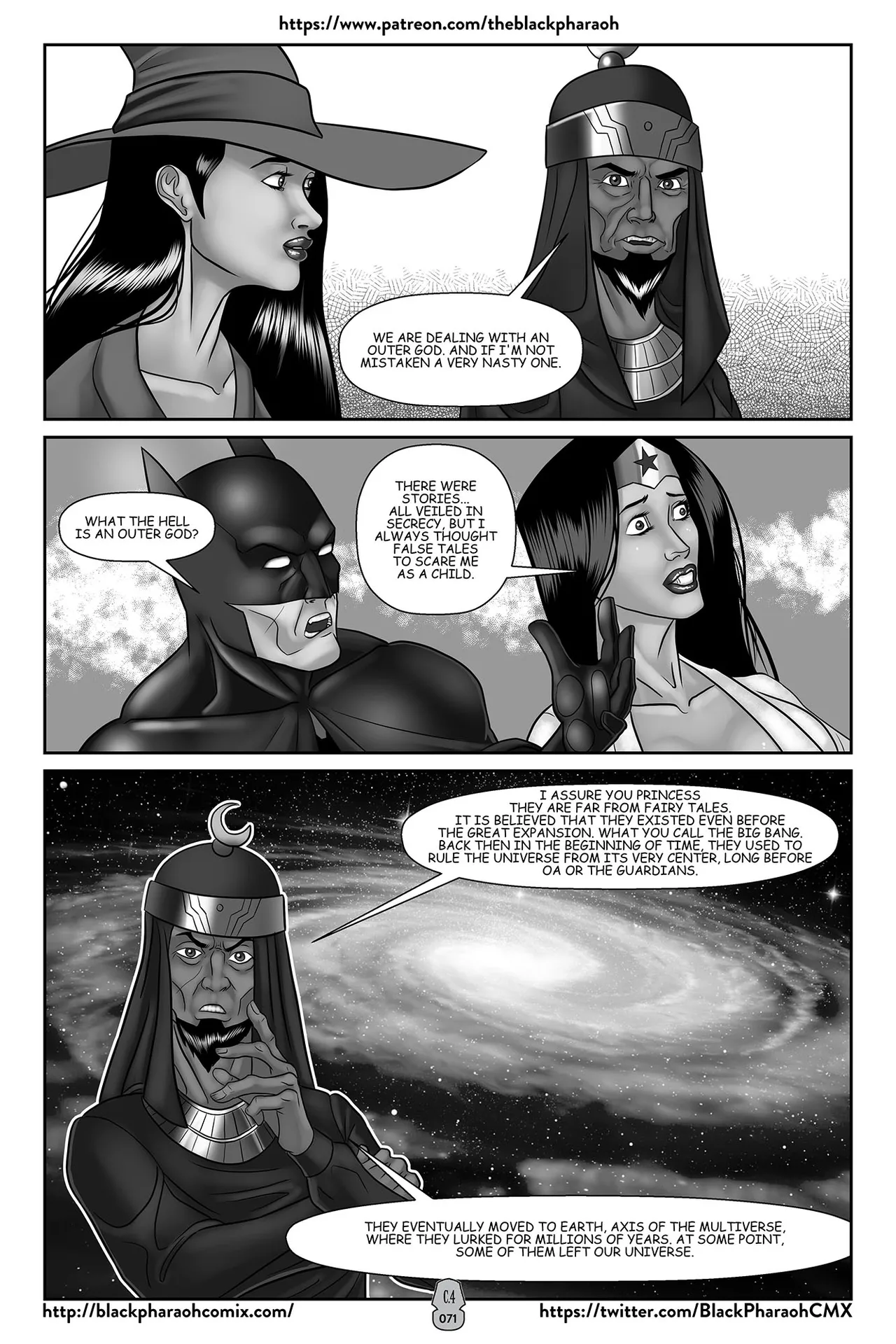 “[Black Pharaoh] JL Forsaken Souls (Ongoing)” Chapter 74, page 1