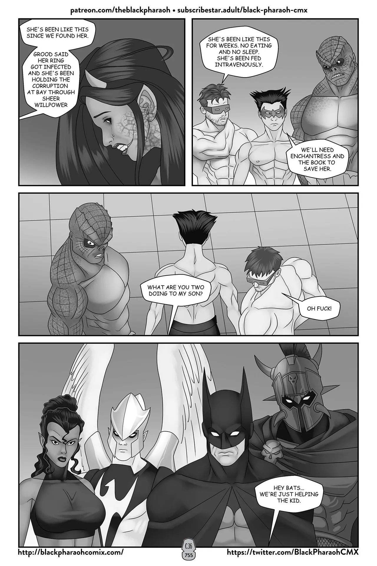 “[Black Pharaoh] JL Forsaken Souls (Ongoing)” Chapter 750, page 1