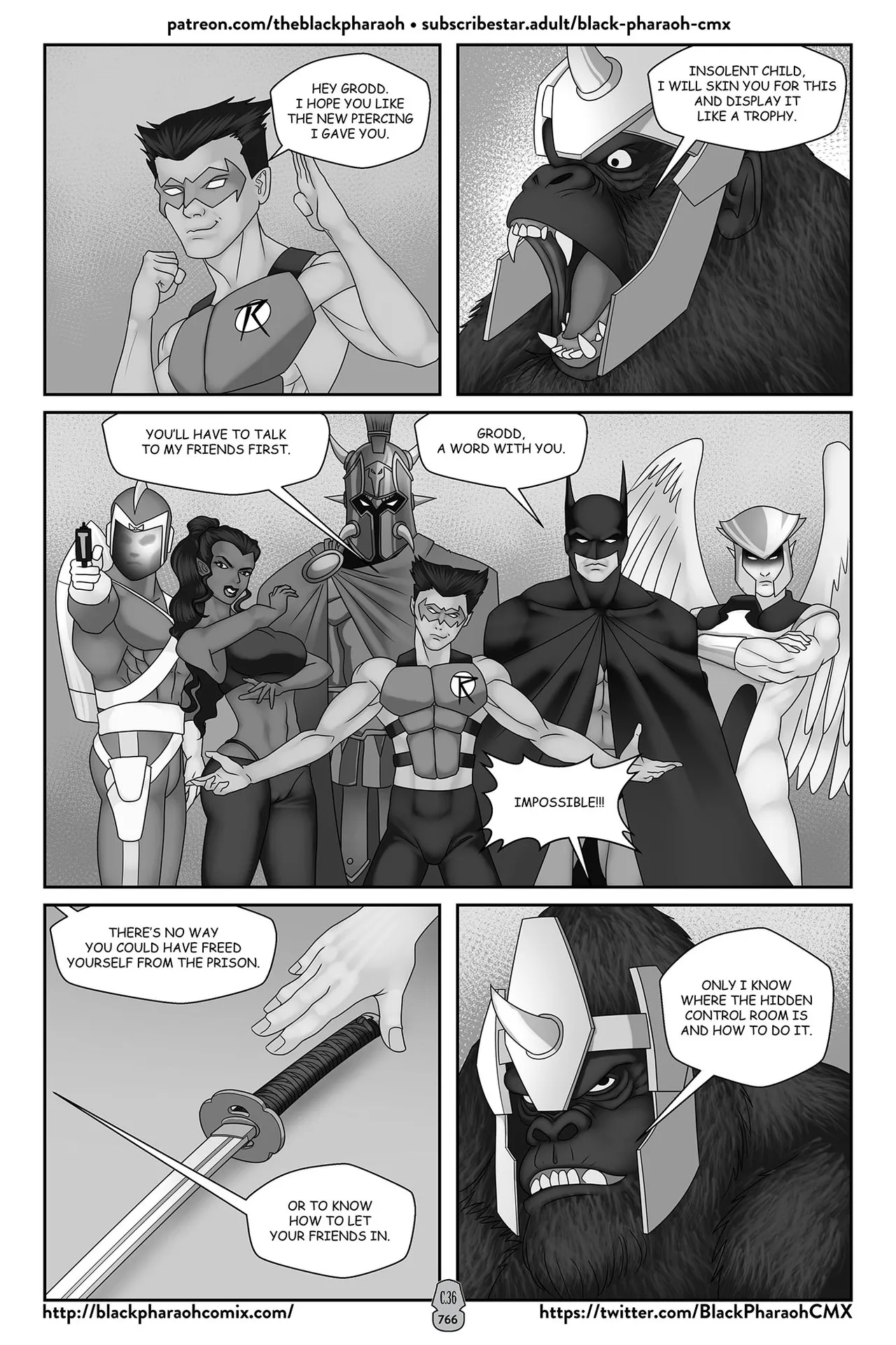 “[Black Pharaoh] JL Forsaken Souls (Ongoing)” Chapter 761, page 1