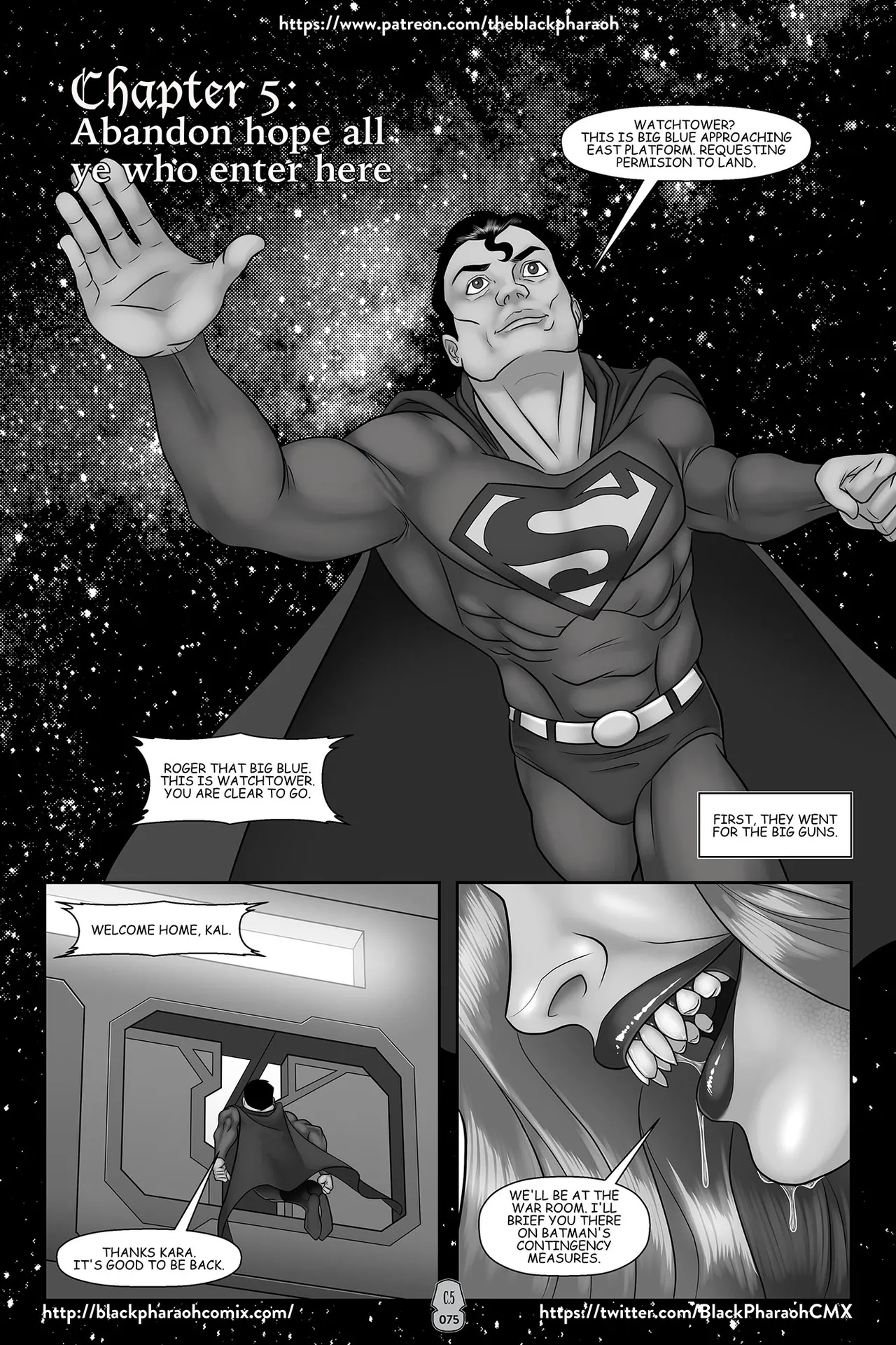 “[Black Pharaoh] JL Forsaken Souls (Ongoing)” Chapter 78, page 1