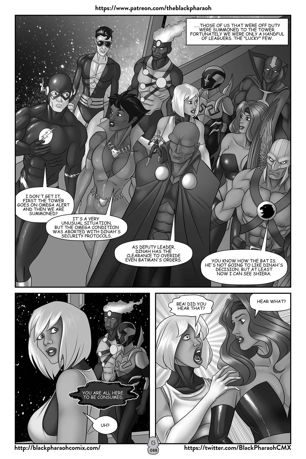 “[Black Pharaoh] JL Forsaken Souls (Ongoing)” Chapter 91, page 1