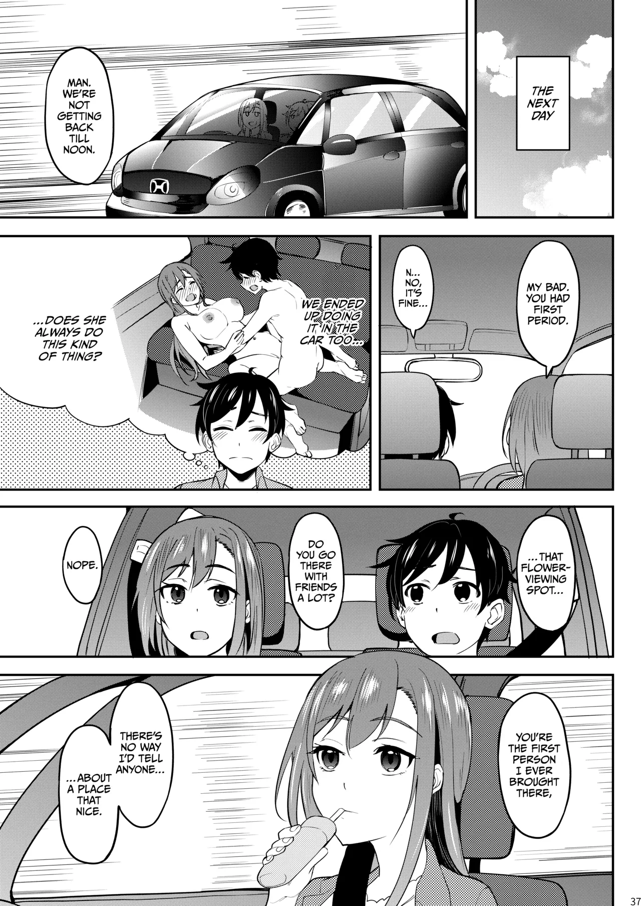 “[Ikebukuro Distillery (Kosuke Haruhito)] Yoidore Hanamizake - Daigaku no Senpai to Ohanami Deisui Sex [Digital] [English] [Cultured Commissions]” Chapter 36, page 1