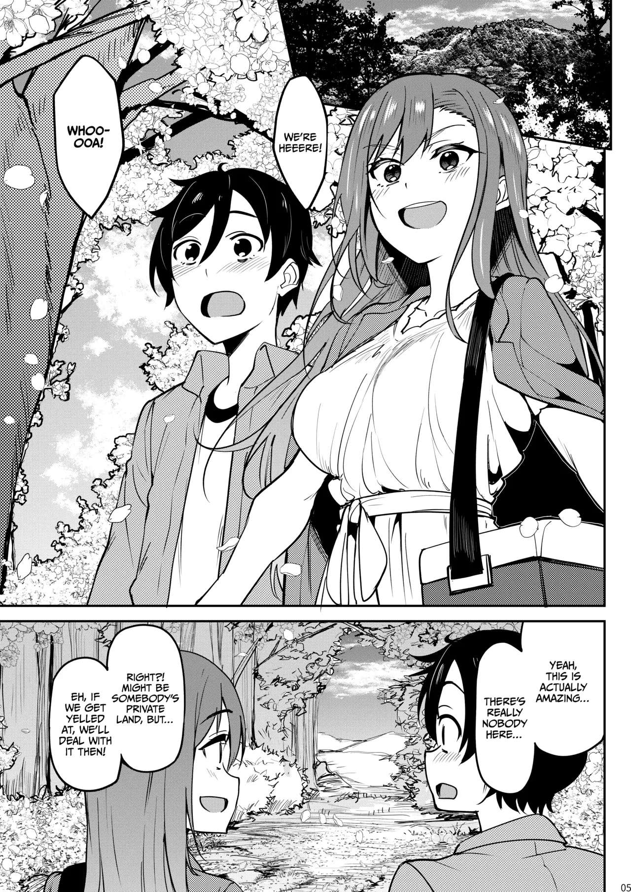 “[Ikebukuro Distillery (Kosuke Haruhito)] Yoidore Hanamizake - Daigaku no Senpai to Ohanami Deisui Sex [Digital] [English] [Cultured Commissions]” Chapter 4, page 1