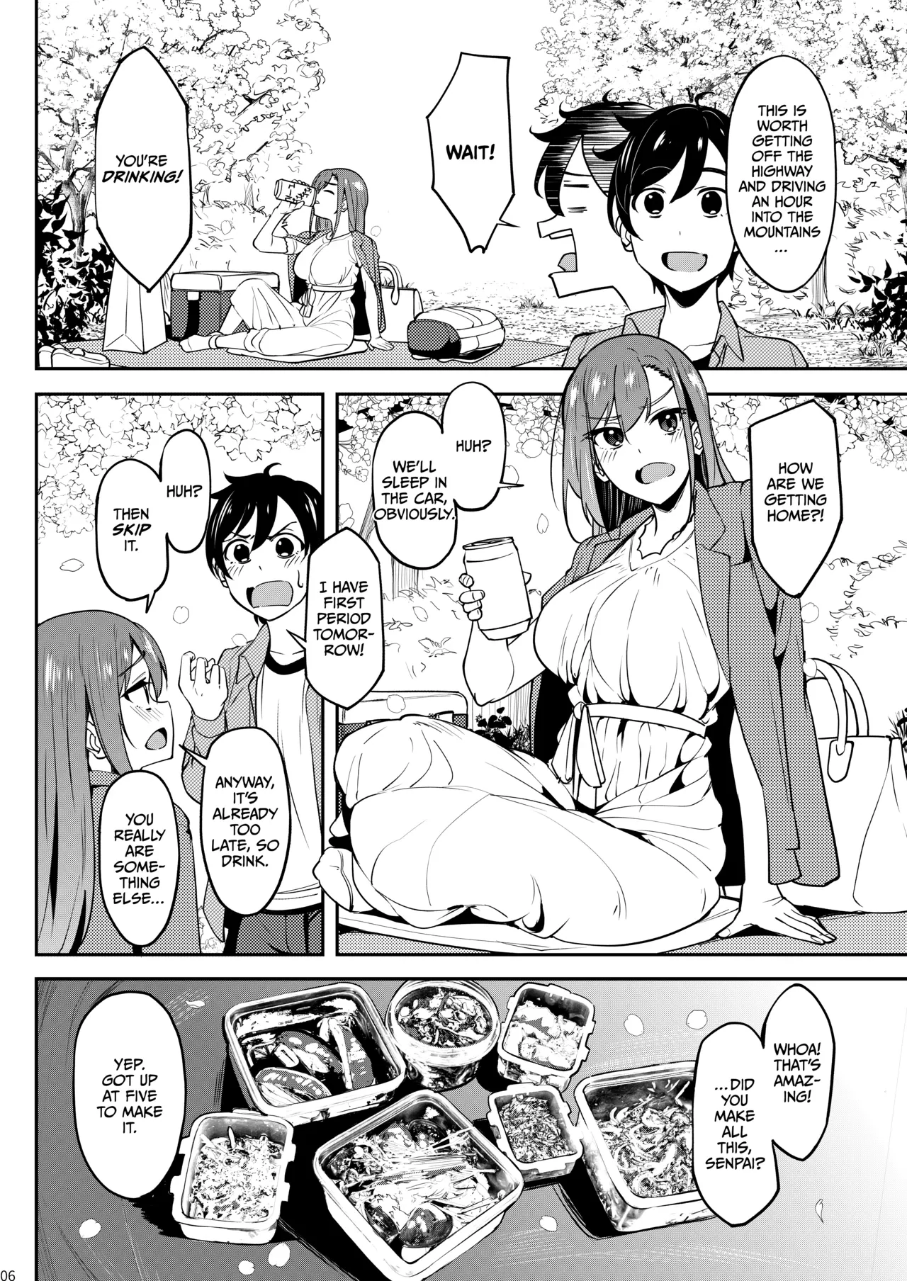“[Ikebukuro Distillery (Kosuke Haruhito)] Yoidore Hanamizake - Daigaku no Senpai to Ohanami Deisui Sex [Digital] [English] [Cultured Commissions]” Chapter 5, page 1