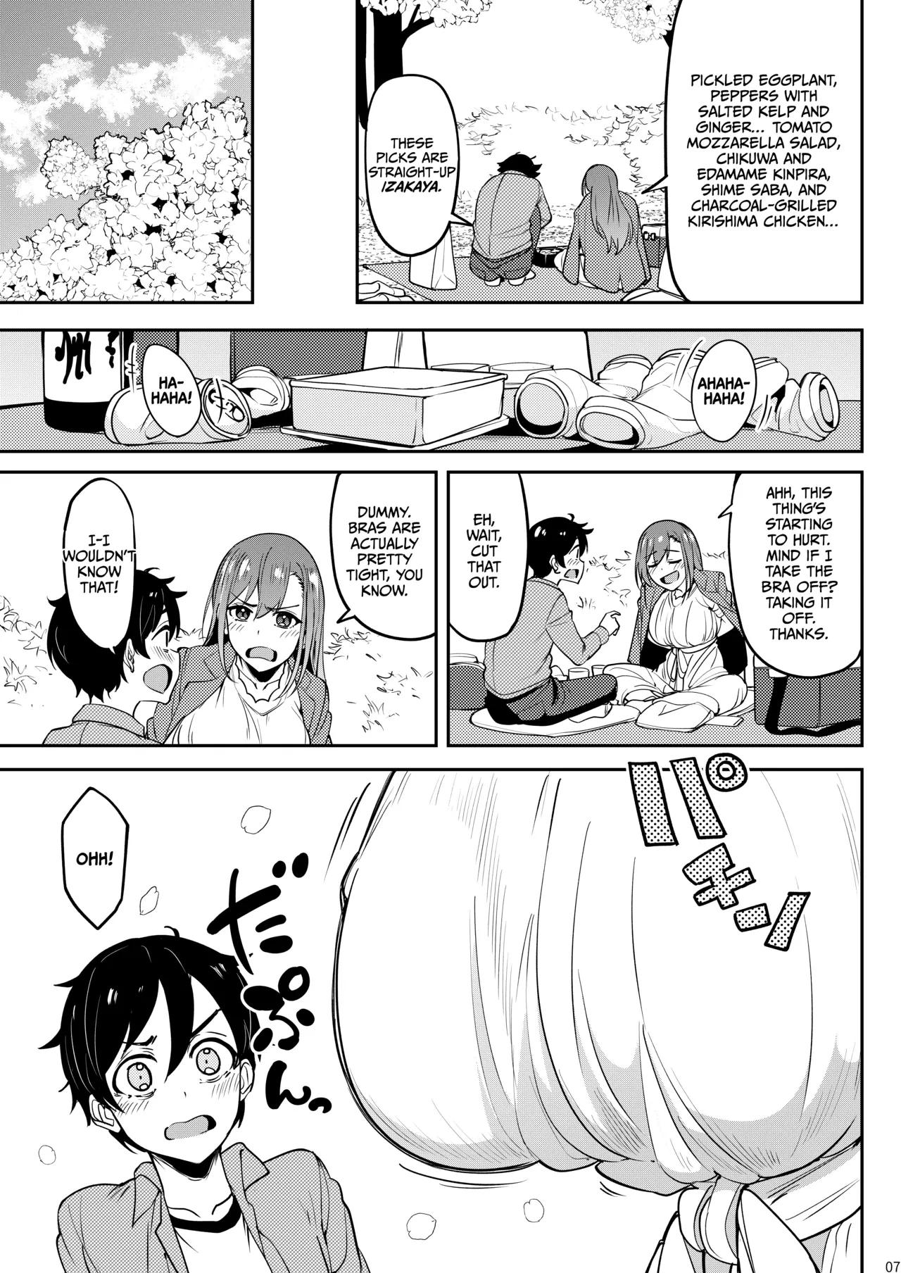 “[Ikebukuro Distillery (Kosuke Haruhito)] Yoidore Hanamizake - Daigaku no Senpai to Ohanami Deisui Sex [Digital] [English] [Cultured Commissions]” Chapter 6, page 1