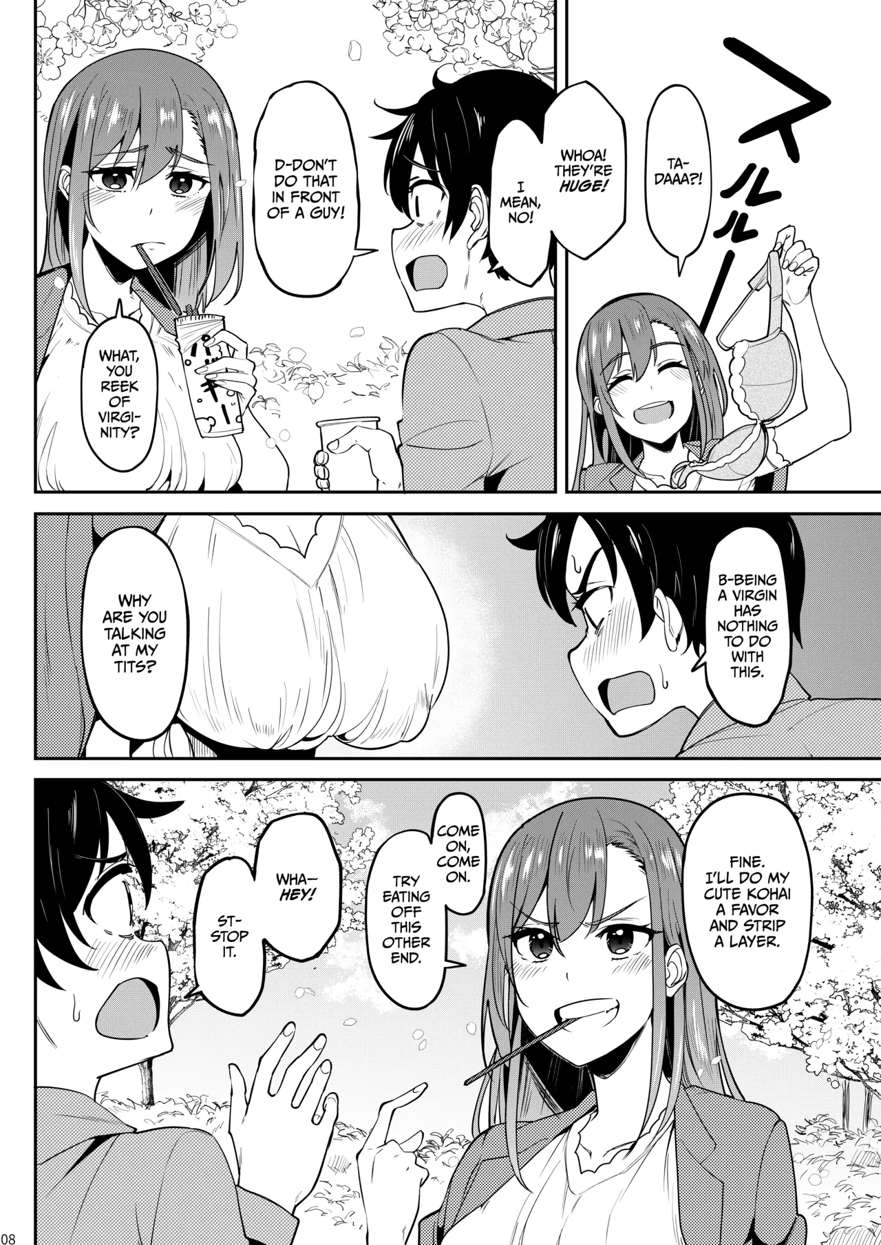 “[Ikebukuro Distillery (Kosuke Haruhito)] Yoidore Hanamizake - Daigaku no Senpai to Ohanami Deisui Sex [Digital] [English] [Cultured Commissions]” Chapter 7, page 1