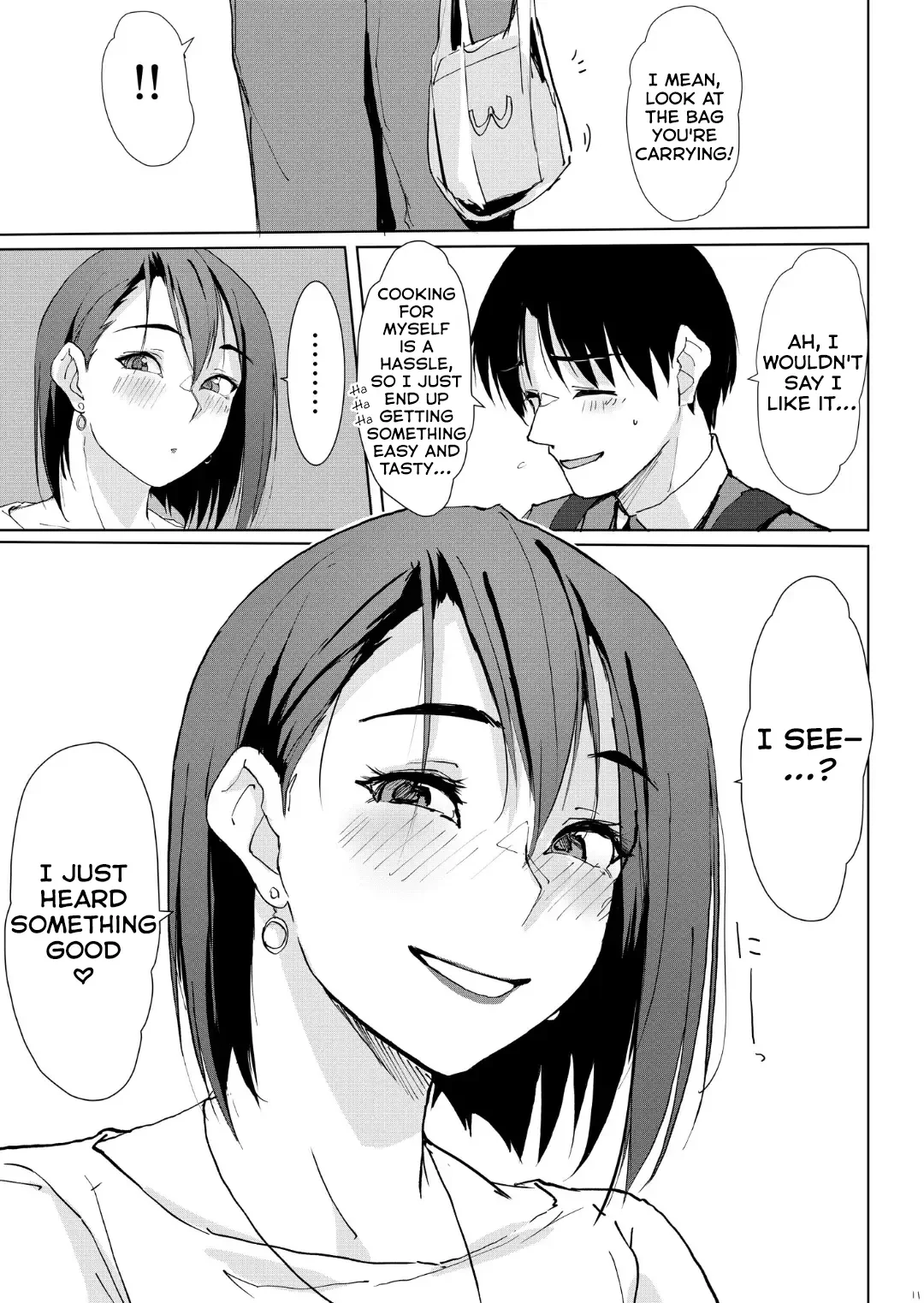 “[TKSpower (Zekkyo)] Itteki demo Osake o Nomu to H ni Nacchau Otonari no Minami-san [Digital] [English]” Chapter 10, page 1