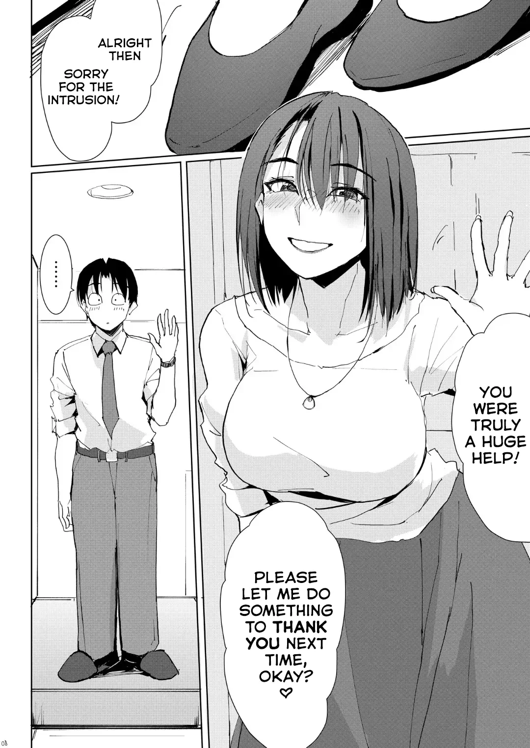 “[TKSpower (Zekkyo)] Itteki demo Osake o Nomu to H ni Nacchau Otonari no Minami-san [Digital] [English]” Chapter 7, page 1