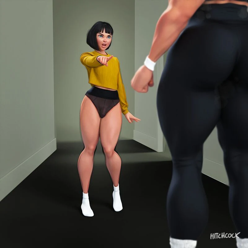 “3D Hitchcock – Annoying Little Step-Brother” Chapter 3, page 1
