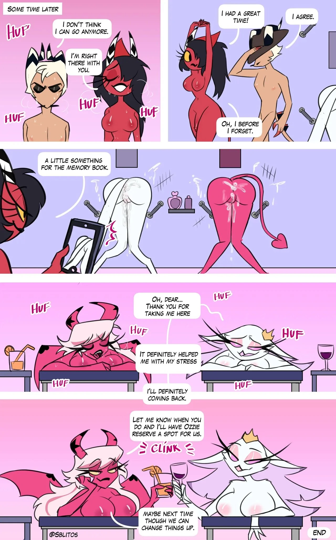“Stella x Striker x Verosika x Sallie May comic” Chapter 12, page 1