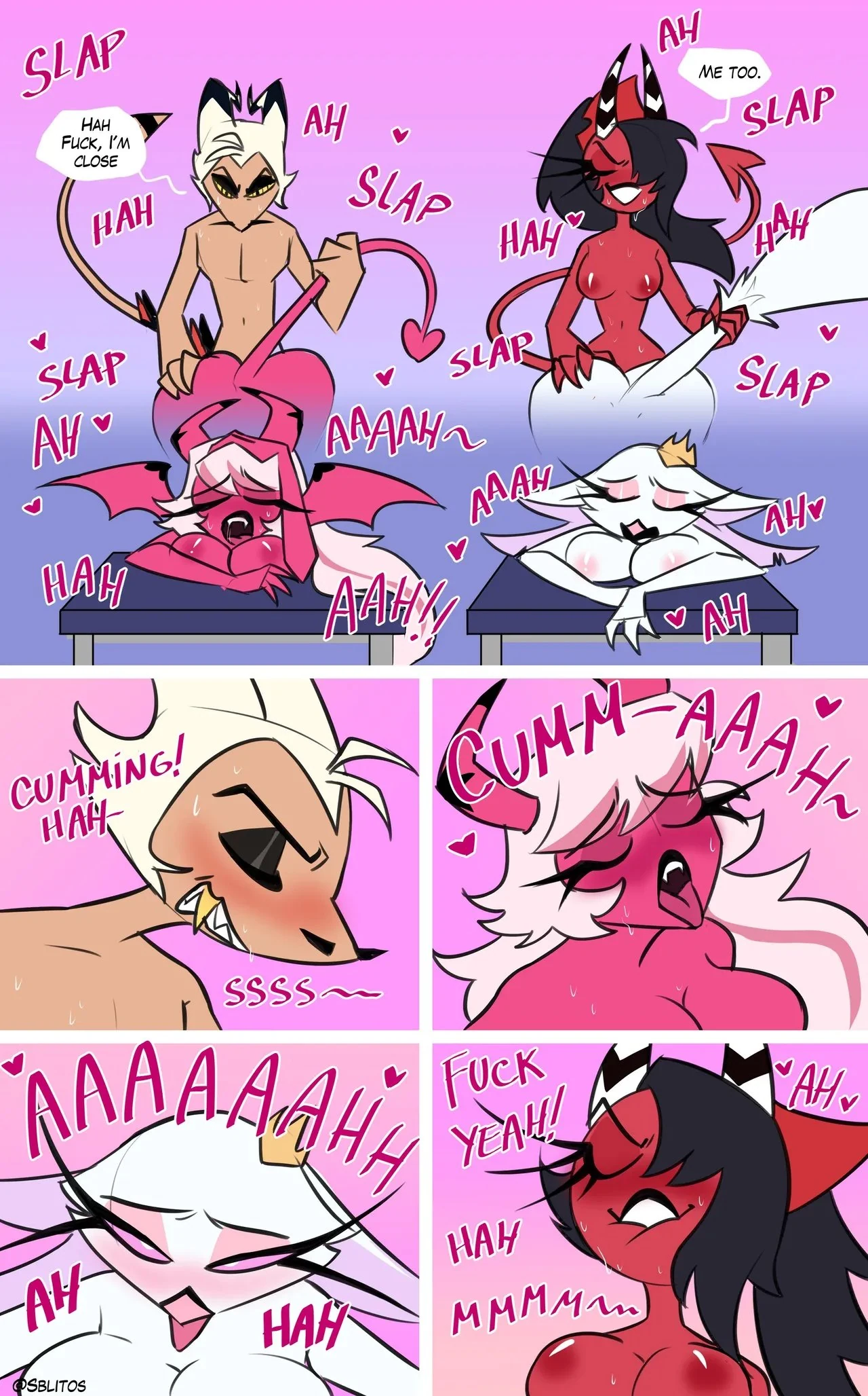 “Stella x Striker x Verosika x Sallie May comic” Chapter 6, page 1