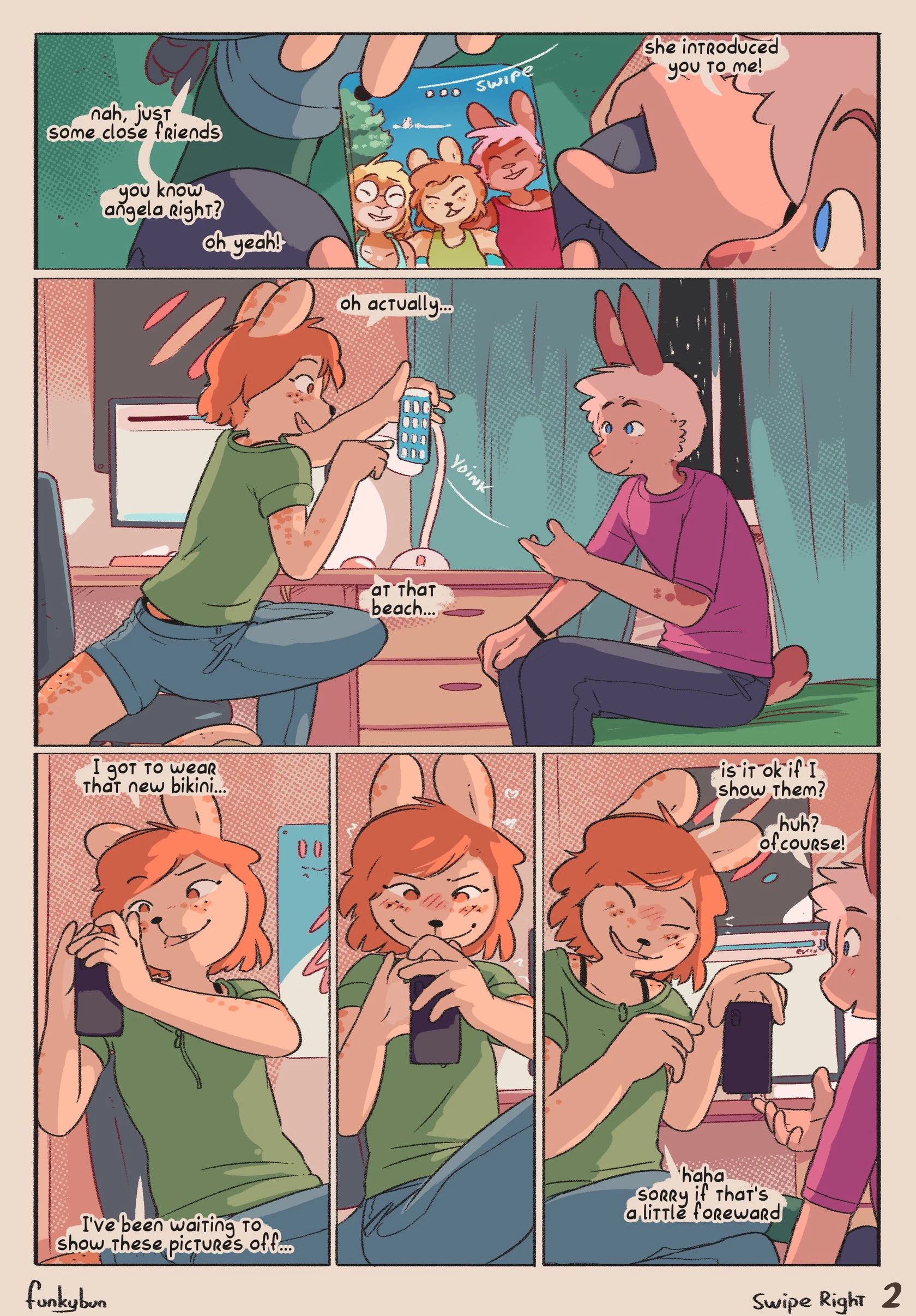 “Swipe Right” Chapter 2, page 1