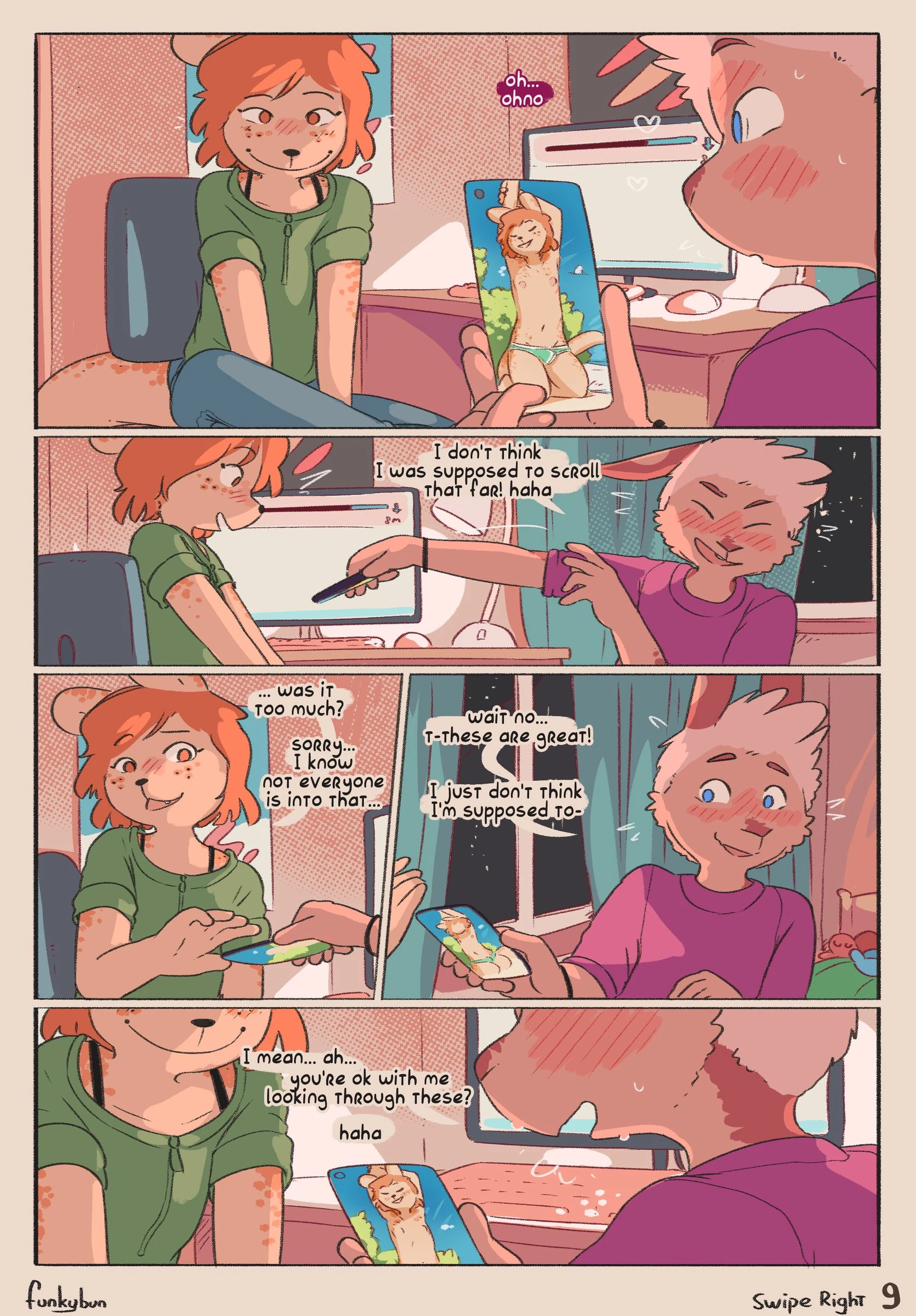 “Swipe Right” Chapter 9, page 1