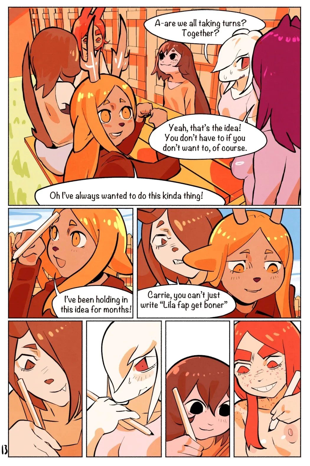 “Meat and Buns” Chapter 13, page 1
