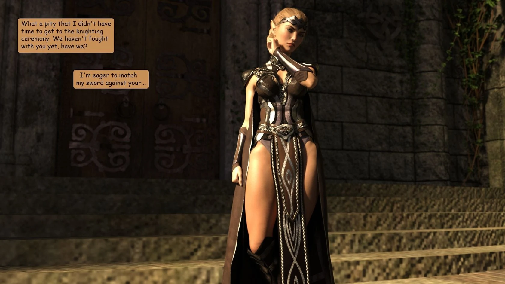 “Elf VS Barbarian [Kizaru3D]” Chapter 184, page 1