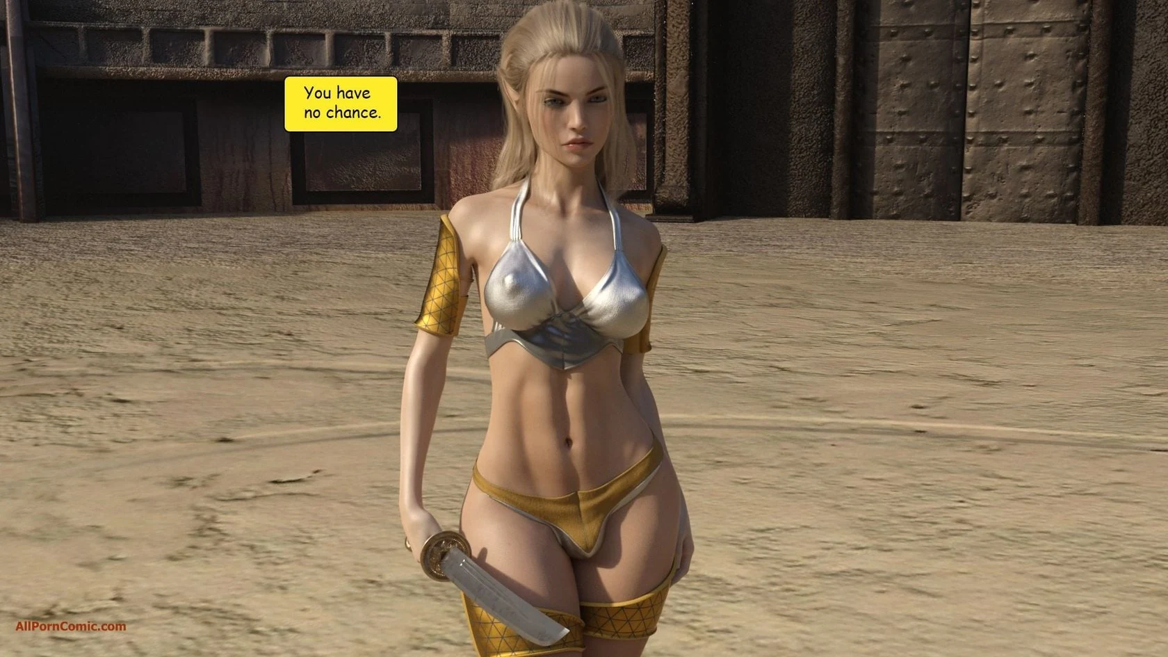 “Elf VS Barbarian [Kizaru3D]” Chapter 5, page 1