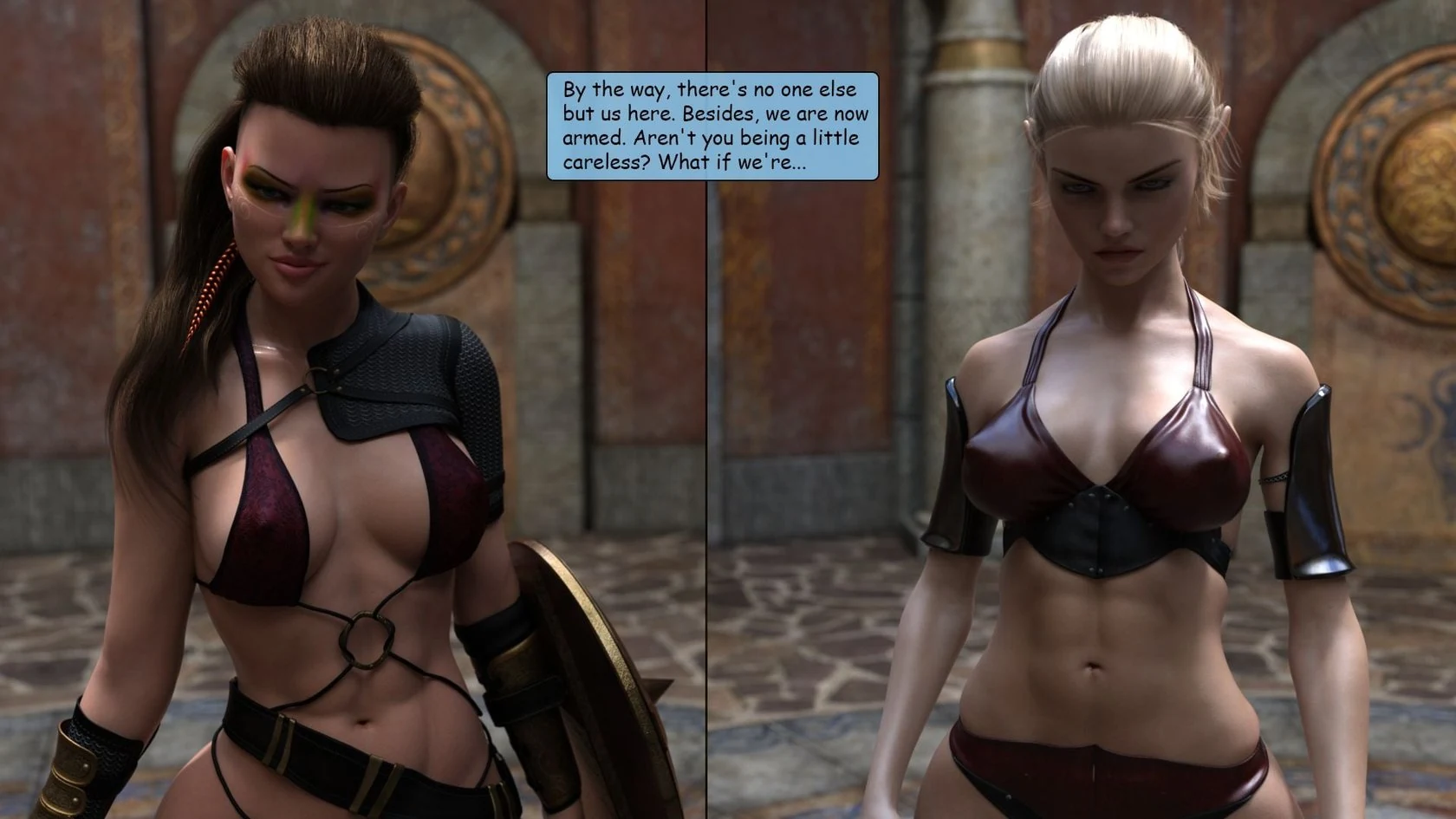 “Elf VS Barbarian [Kizaru3D]” Chapter 73, page 1