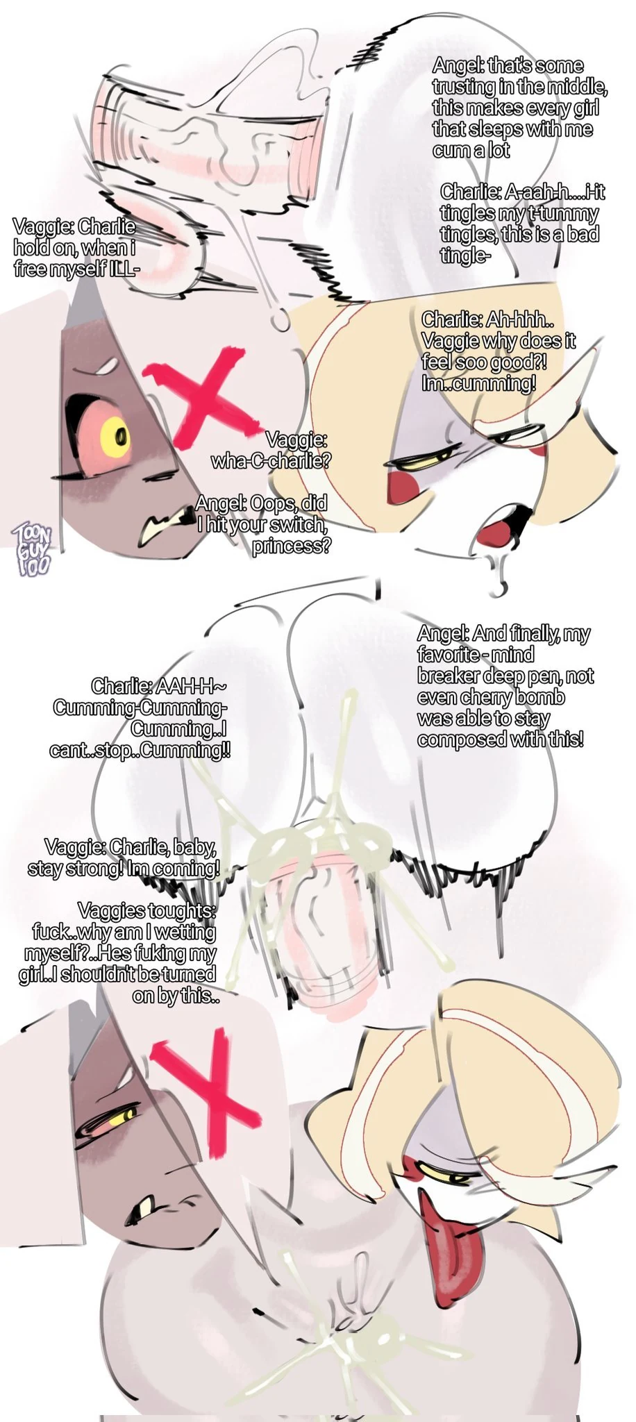 “Vaggie’s NTR (WIP)” Chapter 4, page 1
