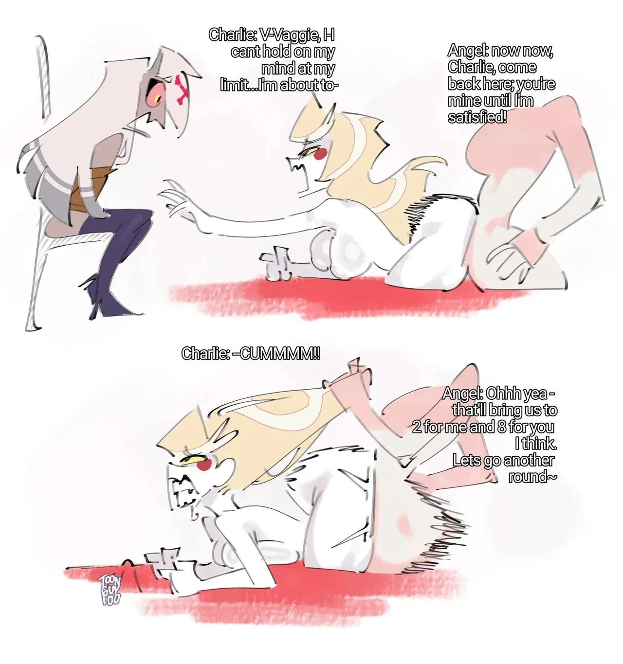 “Vaggie’s NTR (WIP)” Chapter 5, page 1
