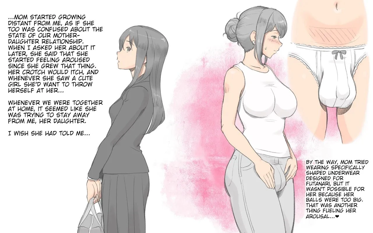 “Futanari Kansenshou ~ Haha to Musume no Aiyoku Seikatsu | Futanari Virus ~ The Horny Life of Mother and Daughter” Chapter 5, page 1
