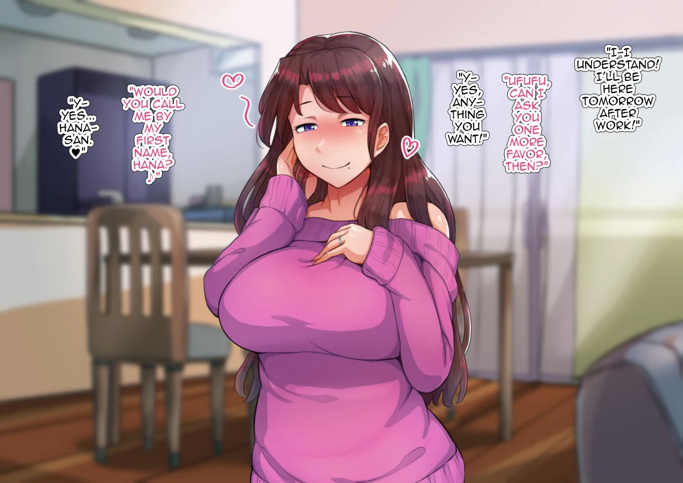 “Saotsuki Hitozuma to no Tsukiaikata” Chapter 32, page 1