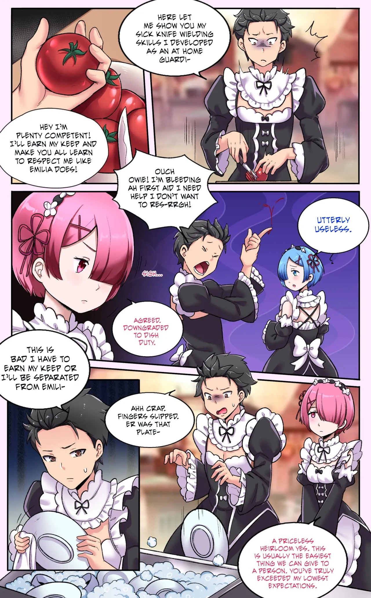 “Re:Zero Maid My Days (WIP)” Chapter 8, page 1