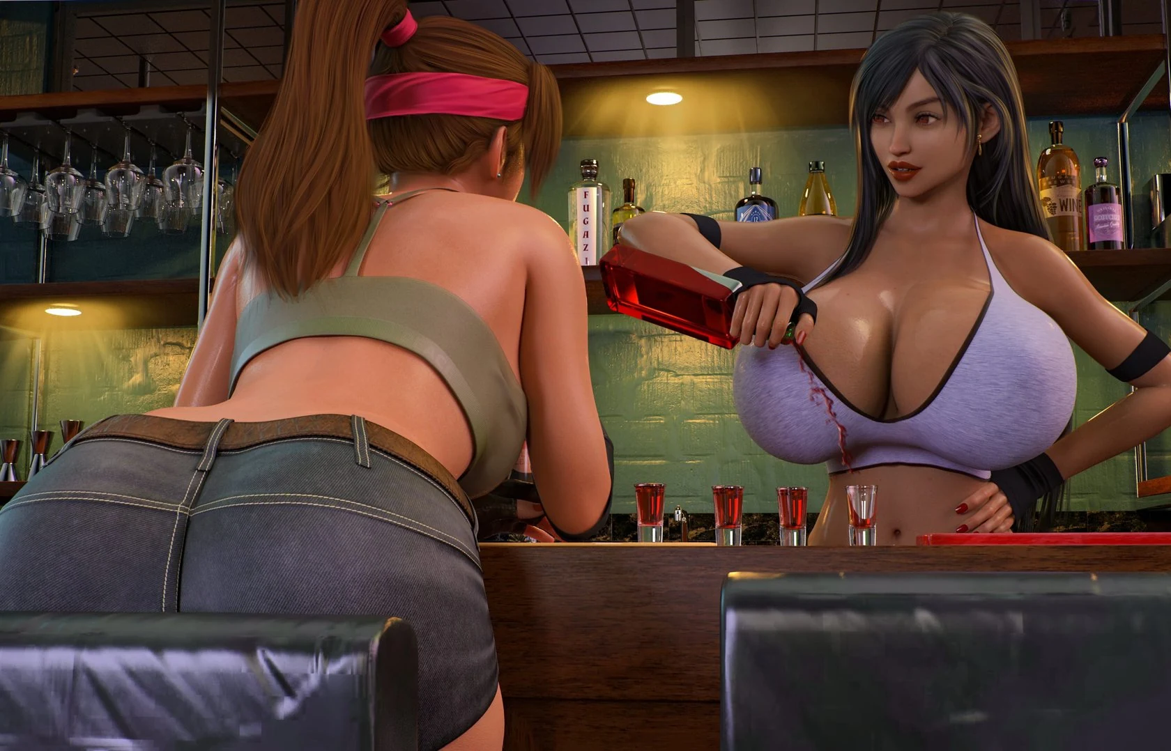 “Training After The Close (Final Fantasy VII) [Shockabuki]” Chapter 40, page 1