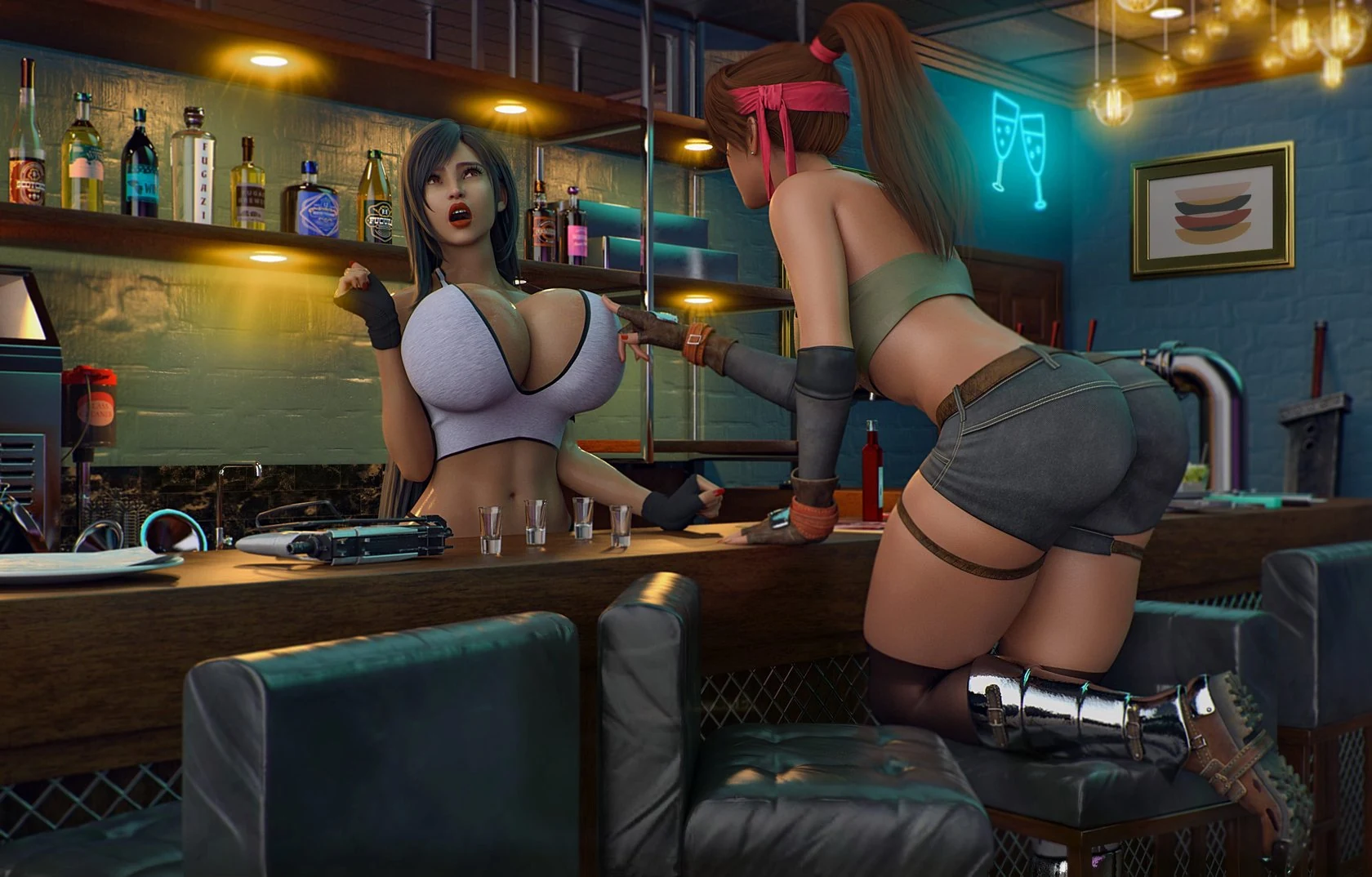 “Training After The Close (Final Fantasy VII) [Shockabuki]” Chapter 43, page 1