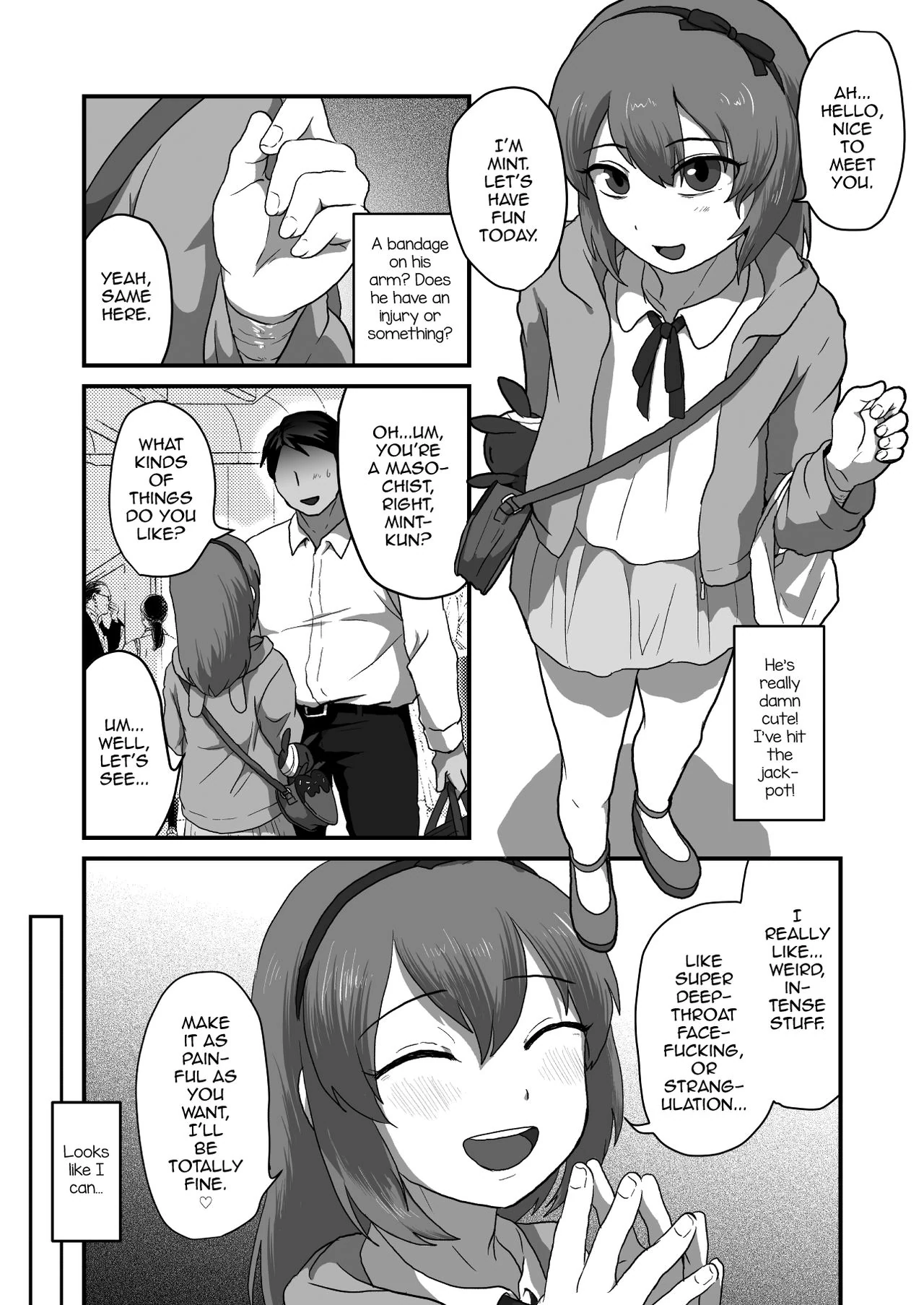“Iki ga Tsumaru Hodo Okashite – Otokonoko de Asobou” Chapter 3, page 1