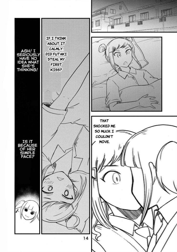 “Koharu Minami and Shiki Futaki's Yuri” Chapter 13, page 1