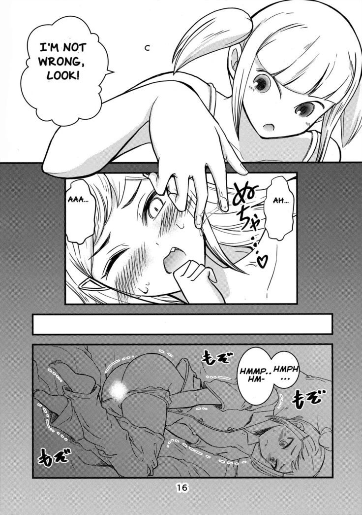 “Koharu Minami and Shiki Futaki's Yuri” Chapter 15, page 1