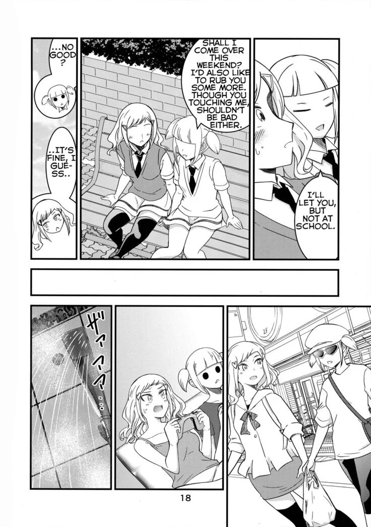“Koharu Minami and Shiki Futaki's Yuri” Chapter 17, page 1