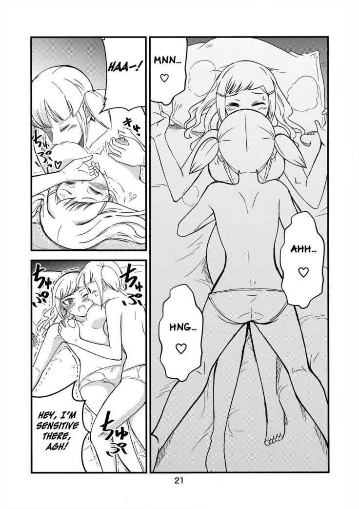 “Koharu Minami and Shiki Futaki's Yuri” Chapter 20, page 1
