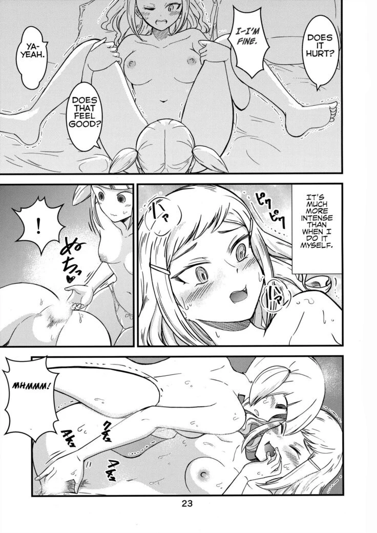 “Koharu Minami and Shiki Futaki's Yuri” Chapter 22, page 1