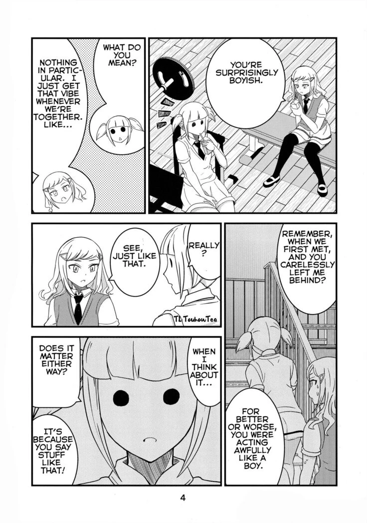 “Koharu Minami and Shiki Futaki's Yuri” Chapter 3, page 1