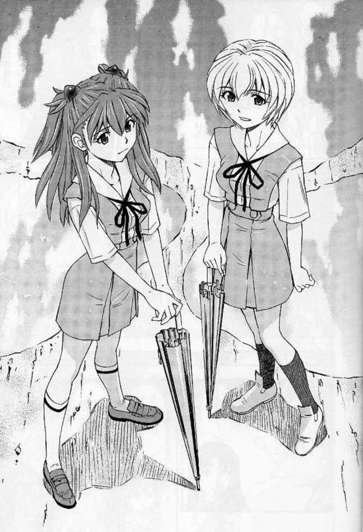 “My Shared Life with Asuka and Rei” Chapter 7, page 1