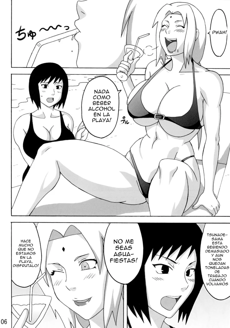 “Konoha Girls at the Beach” Chapter 4, page 1