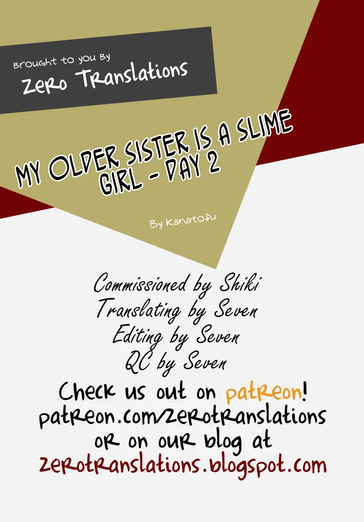 《My Older Sister Is a Slime Girl Part 2》Chapter 24第 1 页