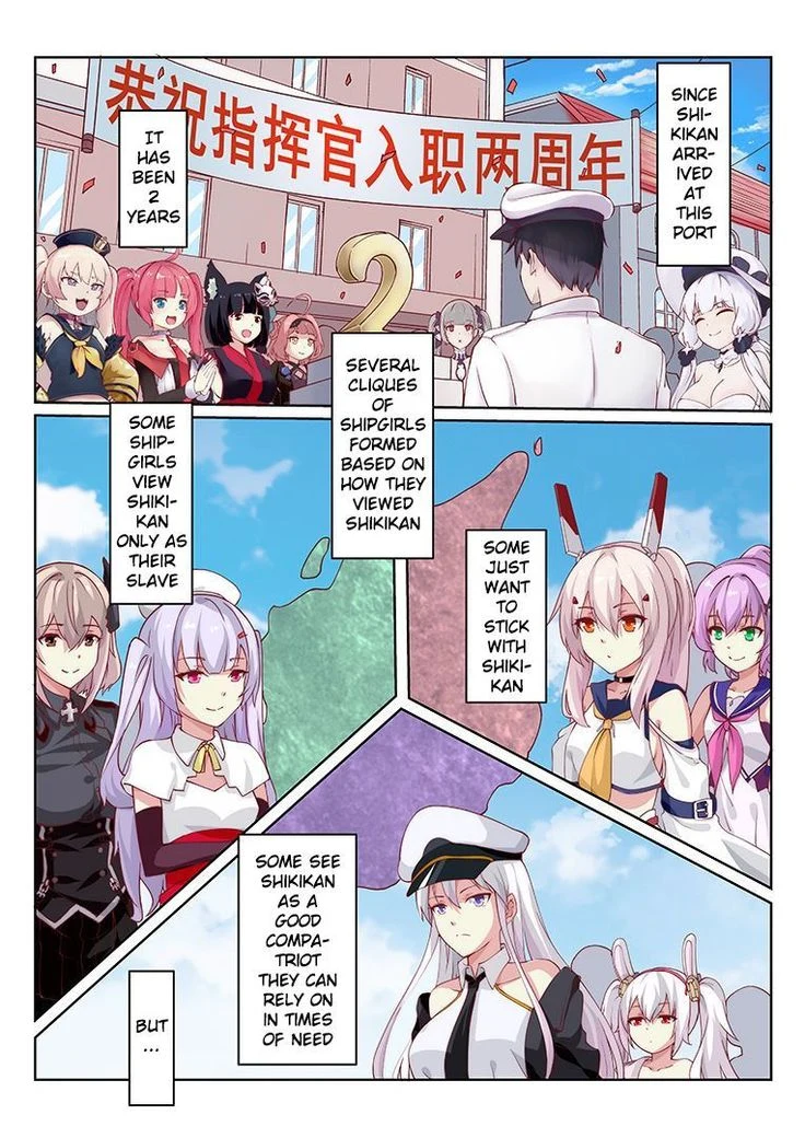 “Ayanami Forced to Best Match Before Barbecue” Chapter 2, page 1