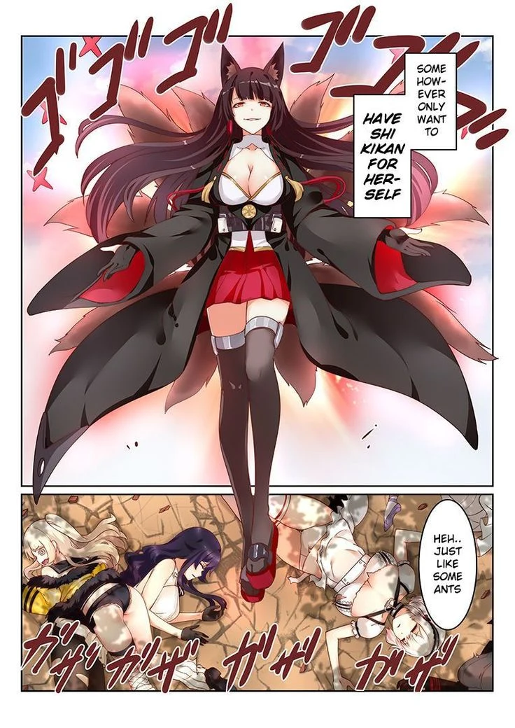“Ayanami Forced to Best Match Before Barbecue” Chapter 3, page 1