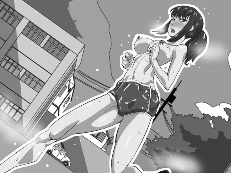 “Sayaka Transforms into a Futanari Mare” Chapter 28, page 1
