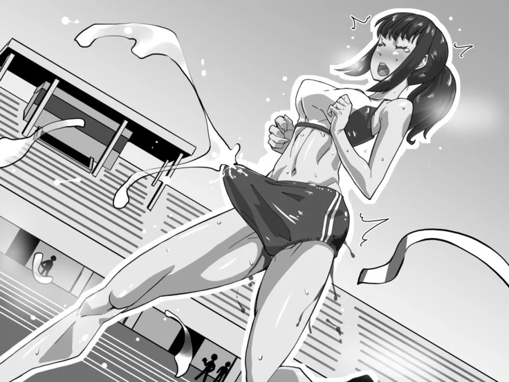“Sayaka Transforms into a Futanari Mare” Chapter 46, page 1