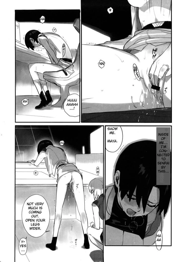“Sex Toy Fun with Rei Ayanami, Ritsuko Akagi, and Maya Ibuki” Chapter 9, page 1