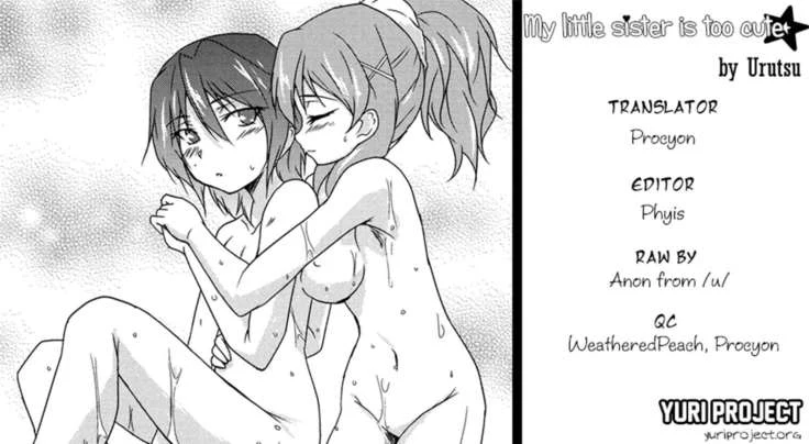 “My Little Sister Is Too Cute” Chapter 21, page 1