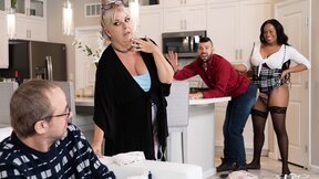 ”Buck Richards takes on Trans Jexxxica Blake's fat big black cock”
