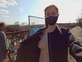 I was caught by a stranger completely naked under my coat